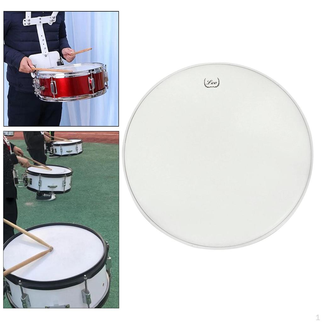 Snare Drum Head, Durable Stylish and Cool Sandblasted Frosted Single Layer Percussion Instrument