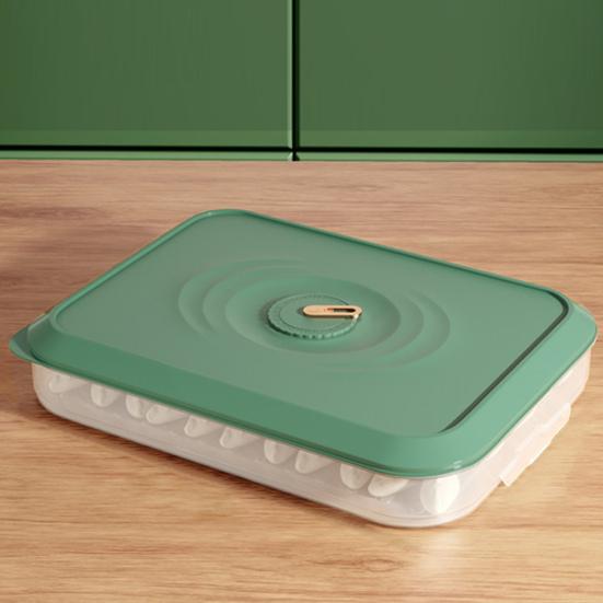 Dumpling Organizer Stackable Cold Retention PP Convenient Use Refrigerator Organizer Kitchen Supplies