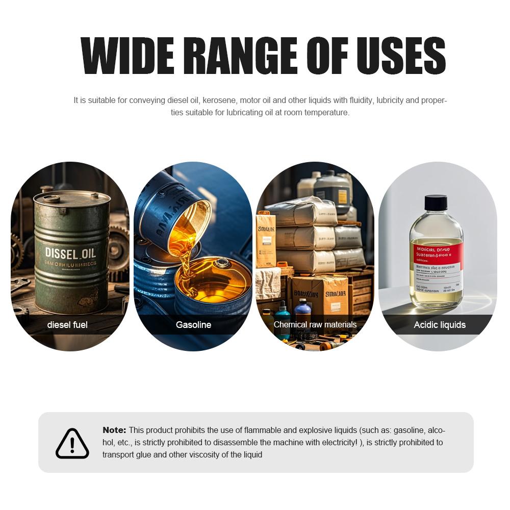 Электрические шестеренные водяные насосы Насосы из нержавеющей стали Портативные самовсасывающие всасывающие насосы Мини-дизельные насосы