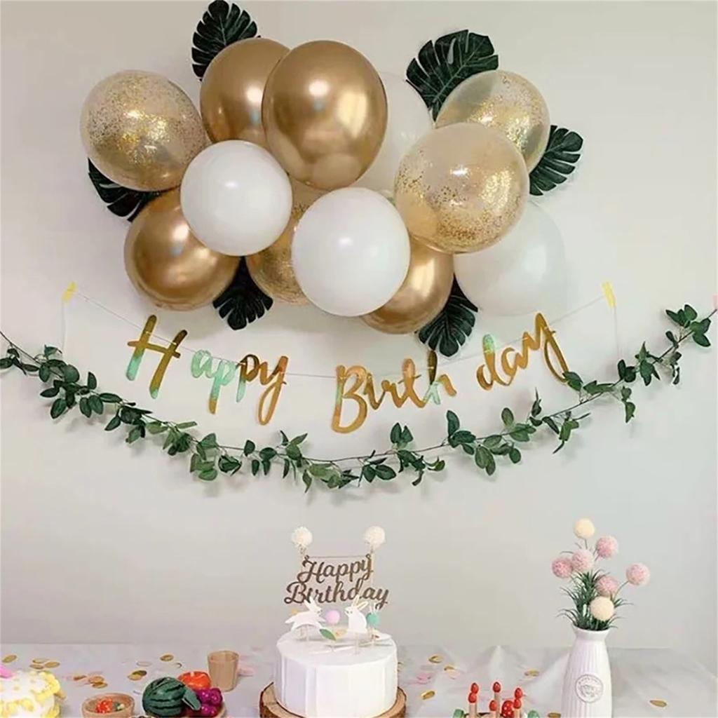 40 шт. набор воздушных шаров с изображением черепахи на спине и листьев на день рождения, украшение для вечеринки на Гавайях