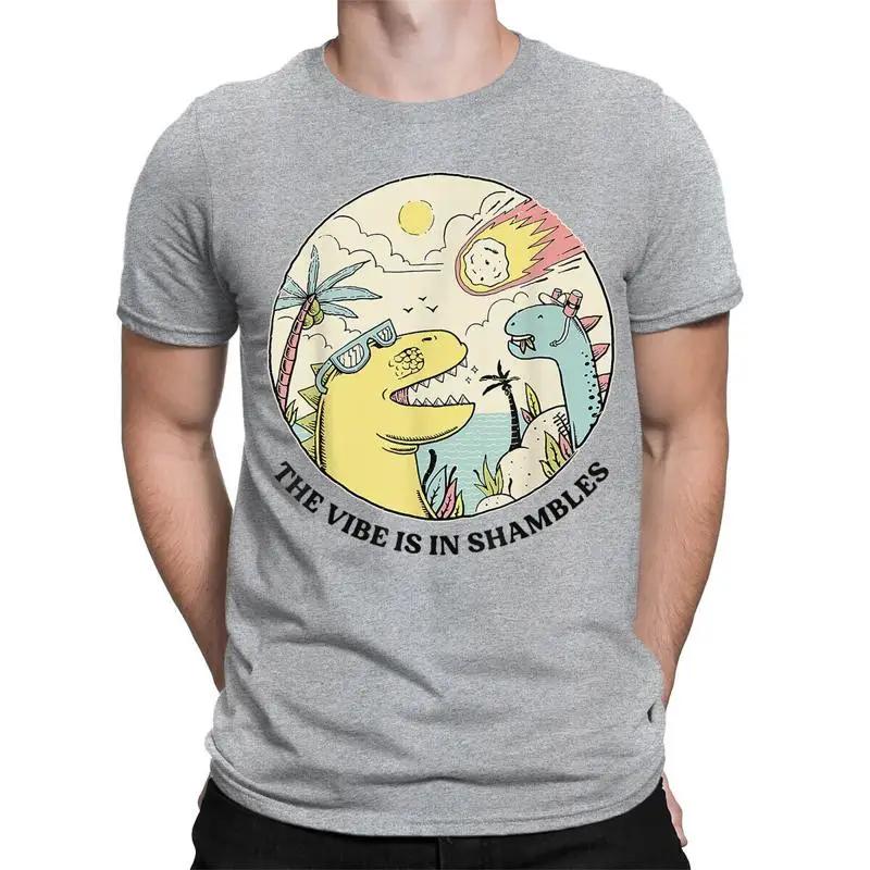 The Vibe Is In Shambles Funny Cartoon Meme Vintage T shirt UJV6