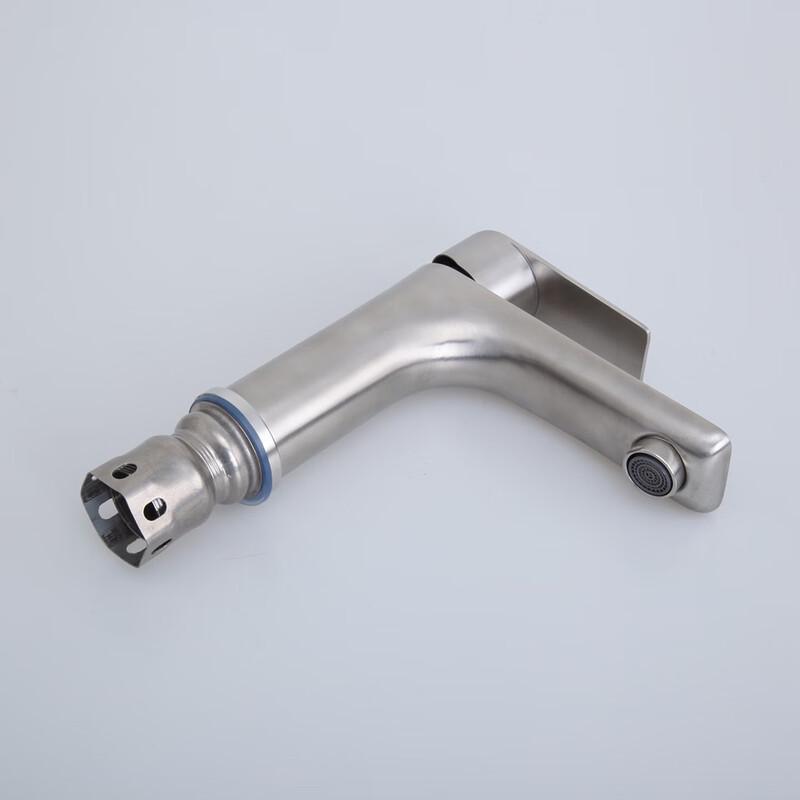 HUANGCHAO Brushed Hot & Cold Basin Faucet