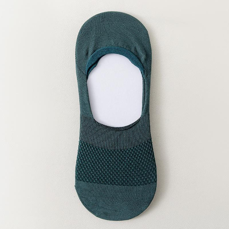 Мужские весенне-летние тонкие носки-следки 5A с антибактериальным дезодорирующим эффектом