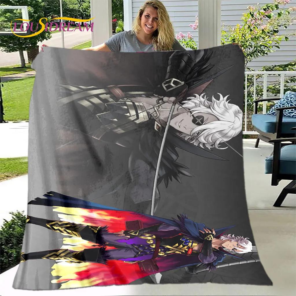 Мягкое плюшевое одеяло Game Fire Emblem Series Gamer, фланелевое одеяло для гостиной, спальни, кровати, дивана, чехол для пикника, детский чехол