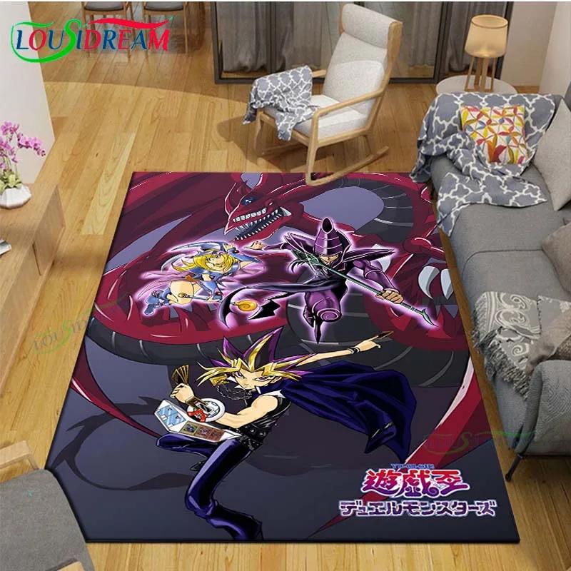 3D Famous Card Games Y-Yu-Gi-Oh  Carpet for Living Room Home Sofa Decoration,Children Game Decor Floor Mat Yoga Mat Large Carpet