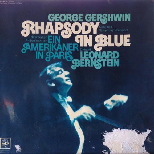 Виниловая пластинка GEORGE GERSHWIN LEONARD BERNSTEIN Rhapsody In Blue Ein Amerikaner I 29242 CBS 1973 Германия Классика Б/у