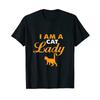 Lustige Katze Spruch Lady Cat Lover Humor T Shirt vintage Washed Comfortable streetwear homme U