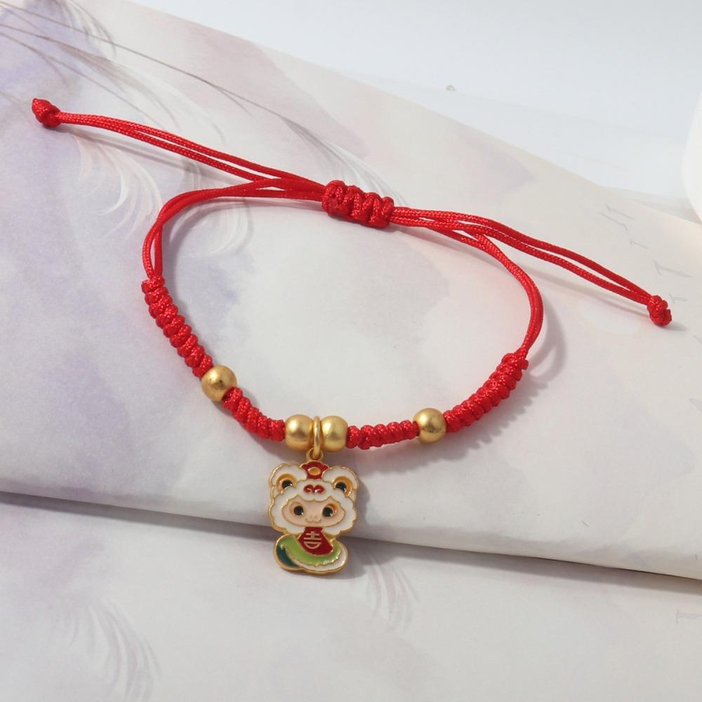 New Year Snake Year Bracelet Hand Rope Fortune Bracelet Unique Lucky Red Rope Decoration