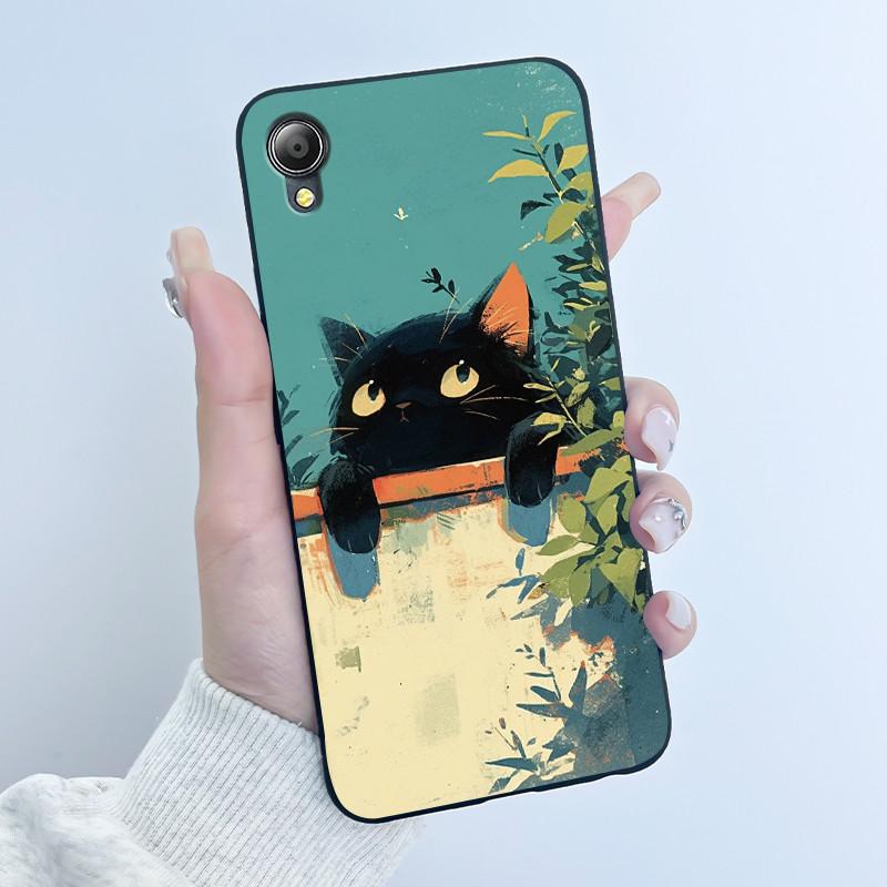 For Asus ZenFone Live (L1) ZA550KL Case Capa Cute Cartoon Printing Shell Coque Protective Cover Soft Silicone Black Phone Casing