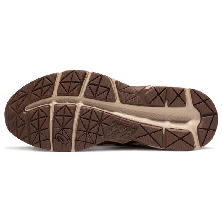 Asics Gel-Contend 4 Cushioning Fabric Synthetic Leather Low-Top Casual Running Shoes Men Sneaker Khaki T8D4Q-204