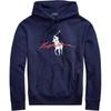 Polo Logo Printed Hooded Sweatshirt Men Sweatshirt Navy-Blue 710839053-001