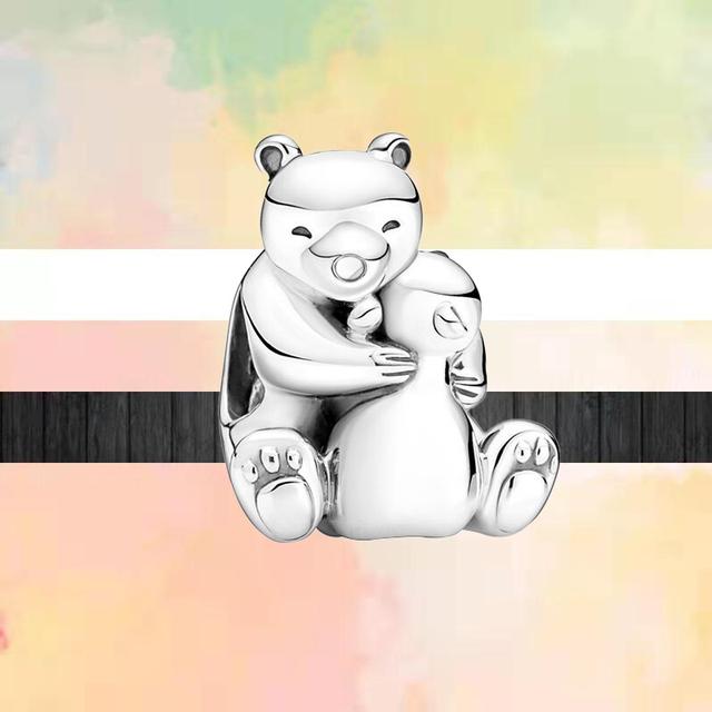 Новый стиль животных Lucky Cat Собака Панда Медведь Лев Змея Кролик Бусины «сделай сам» подходят оригинальные модные подвески Серебряный цвет Браслеты Ювелирные изделия
