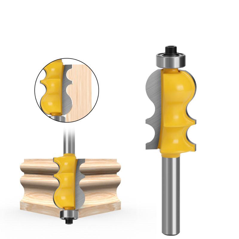 Специальная архитектурная линейная фреза, фреза для деревообработки, фрезерная фреза для древесины, торцевая фреза 6 мм 1/4 дюйма, 8 мм 12 мм 1/2 дюйма, хвостовик