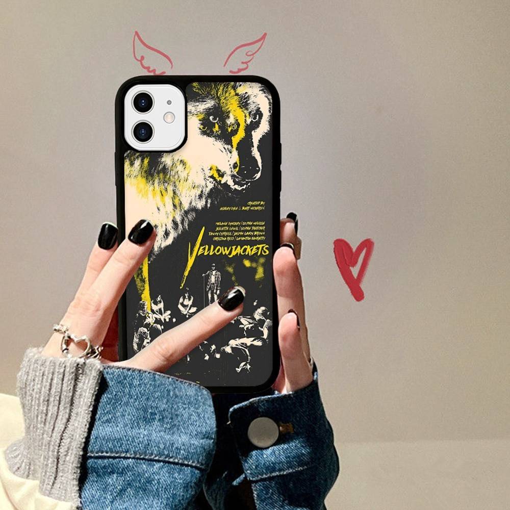 ТВ Хоррор Желтые Шершни Ударопрочный Чехол Для Телефона IPhone 11 12 13 14 15 16 17 Pro Max Plus PC TPU Жесткая Крышка