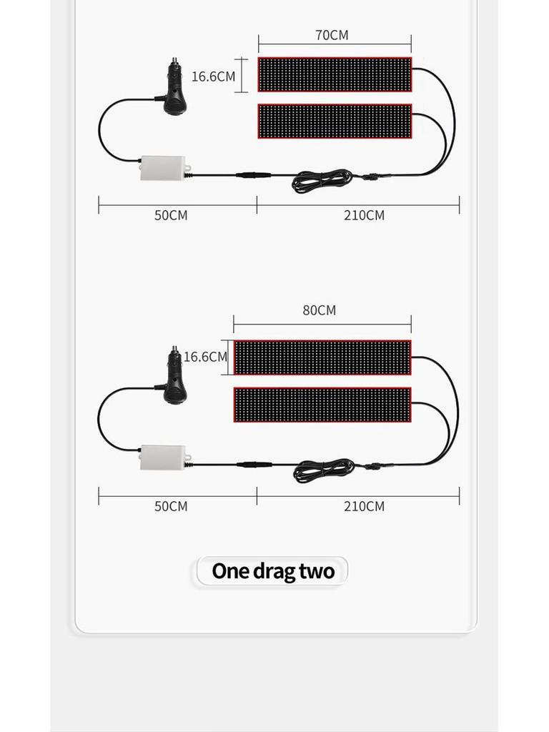 Светодиодный гибкий экран «Дьявольский глаз» для окон грузовика - Пульт дистанционного управления, подсветка для создания атмосферы в салоне.