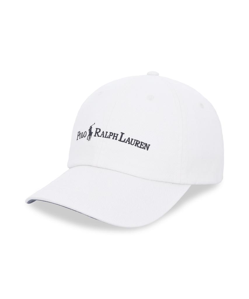 Кепка-бейсболка POLO RALPH LAUREN из хлопкового твила - Белая
