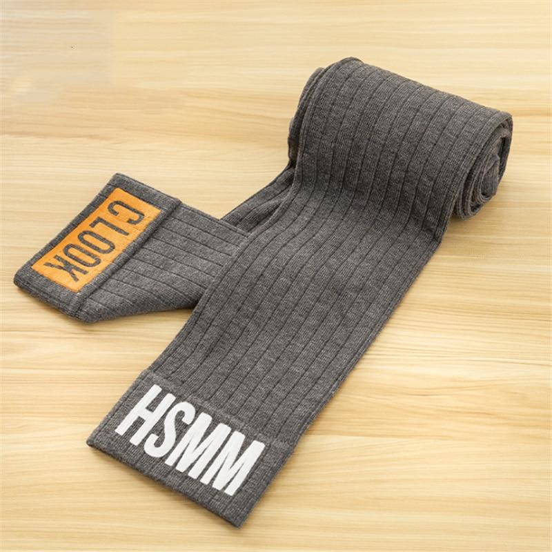 Эластичные леггинсы для девочек, детские леггинсы с буквами, одежда для девочек, штаны, мягкие вязаные штаны для малышей, брюки