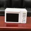 Mini Model Toy Accessories Dollhouse White Microwave Mini Vibration