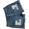 GMXIA Fashion Trend Summer Torn Fringe Denim Shorts Women Hot Pants