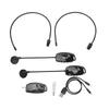 Wireless Microphone Headset Noise Reduction Rechargeable 2.4G Dual Headset Mic System for Teacher