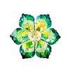Flower Brooch Colorful Snowflake Brooch Multi-faceted Color-Changing Flower Lapel Pin Men's And Women's Suit Boutonniere