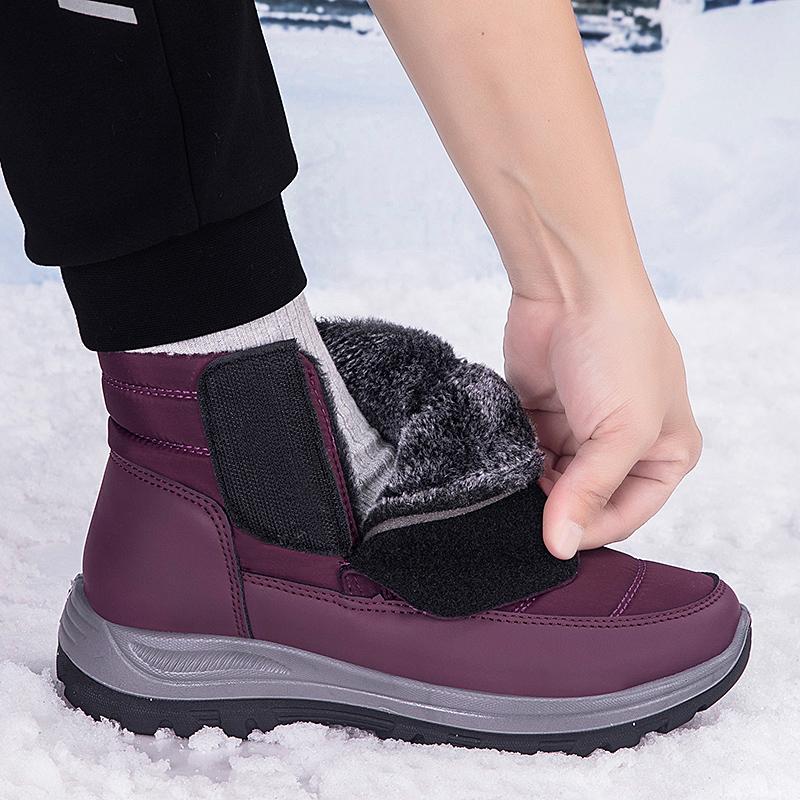 Мужские ботинки для снега, мужская обувь для активного отдыха, мужские зимние ботинки больших размеров, плюшевые ботинки, мужские водонепроницаемые ботинки, мужская обувь, рабочая обувь