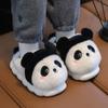 New Winter Home Slippers Girls Panda Shoes Kids Warm House Slippers Fur Animals Child Fluffy Mules Kawaii Indoor Floor Shoes