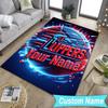 Custom NameLA Clippers Basketball Art Carpet, Indoor Rug, Chair Rug, Living Rooms, Doormat Made From Polyester Home Decor Birthday Christmas Gifts