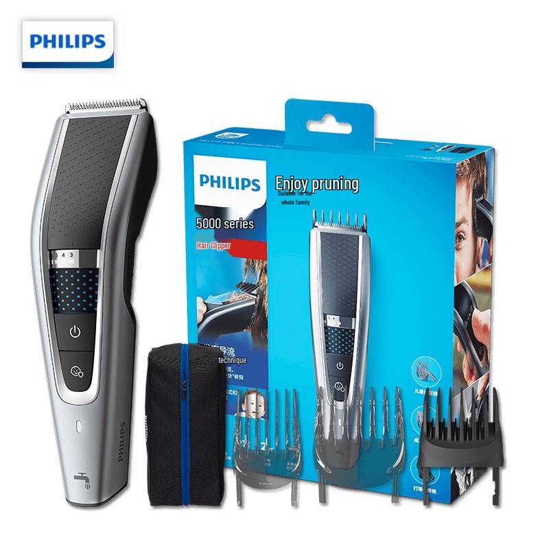 Philips Электрическая машинка для стрижки волос с 27 настройками длины, штепсель CN (адаптер в комплекте)