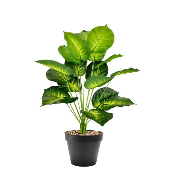 Искусственное зеленое растение в горшке Искусственная зелень Растение для помещений Напольное поддельное растение в горшке