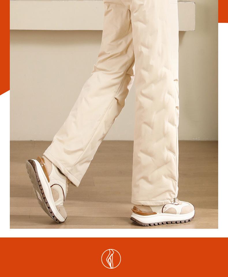 Женские ветрозащитные сноубордические штаны 2025: Морозостойкие, утепленные, готовые к катанию на лыжах пуховые брюки для зимней погоды до -40°C