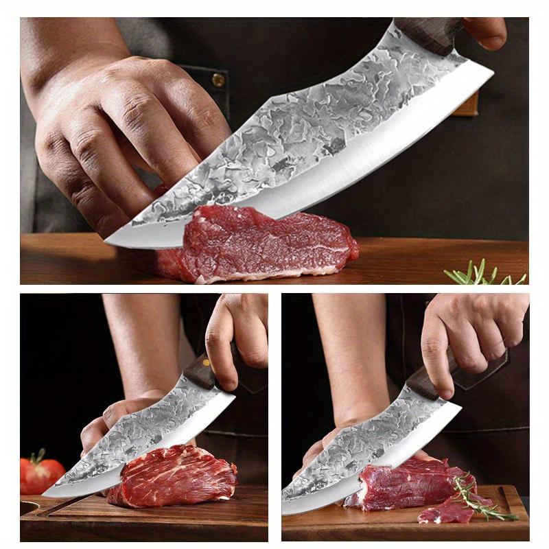 Forged Boning Knife Multipurpose Professional Kitchen Chef Knife Stainless Steel Knife Butcher Knife