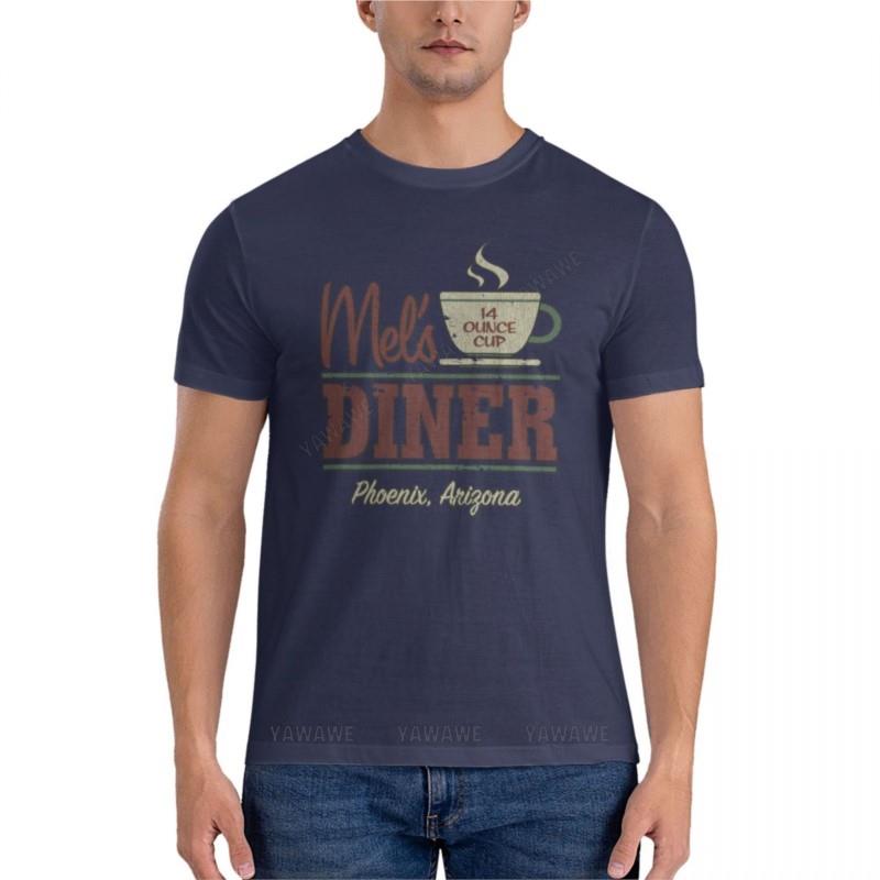 Summer t shirt Unisex Mels Diner Fitted TShirt Oversized tshirt custom t shirt Cottom Unisexs tshirt