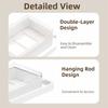 Detachable Kitchen Storage Rack Space-Saving Soap Dish Dispenser  Bathroom Organizer