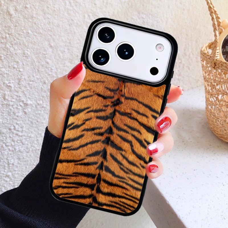 Tiger Zebra Leopard Phone Case For iPhone 17 Air 16 15 14 13 12 11 Pro Max Plus