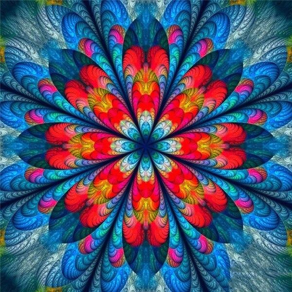 5d алмазная живопись Религиозная Мандала DIY Алмазная вышивка крестиком цветок домашний декор искусство рукоделие