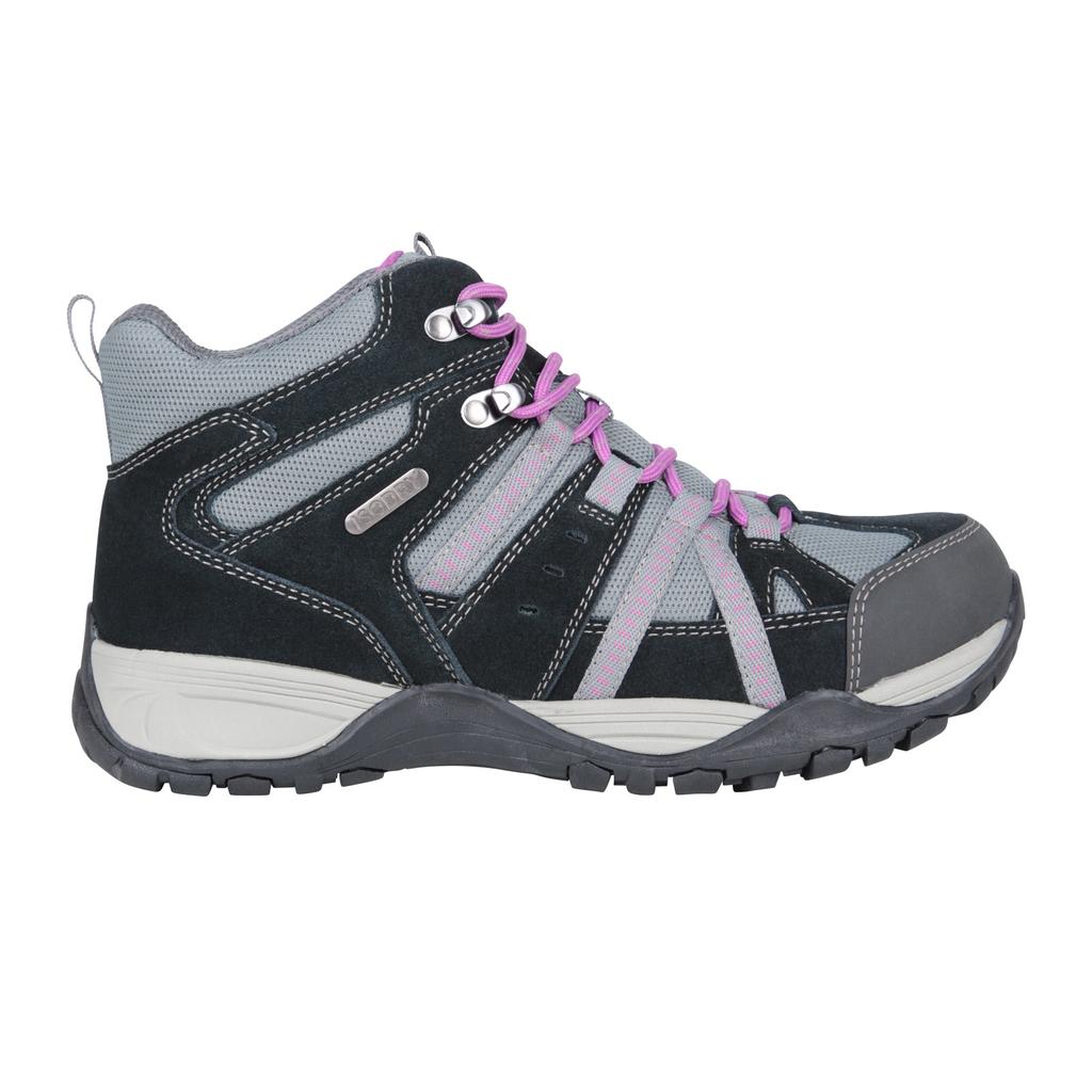 Mountain Warehouse Womens/Ladies Direction II Leather Waterproof Wide Walking Boots