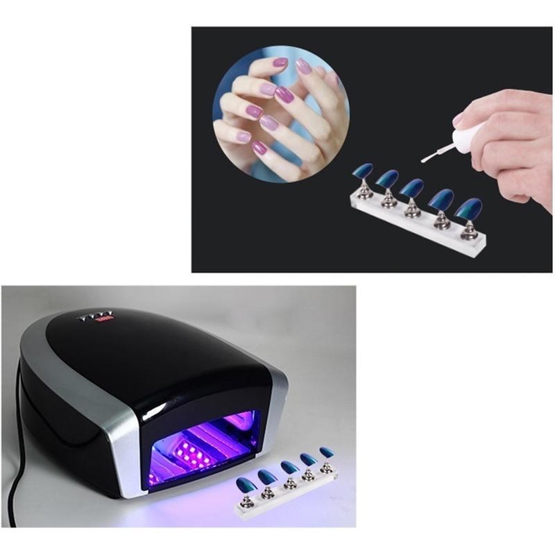 Набор держателей для накладных ногтей, магнитная демонстрационная полка, набор инструментов для ногтей