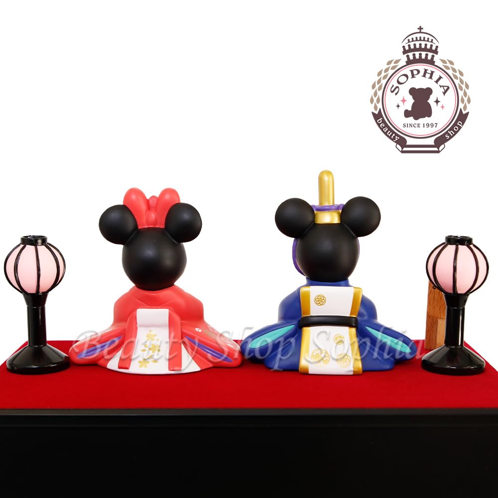 Mickey Minnie Hina Dolls with 2024 Collection Disney Resort Hinamatsuri Hina Hina Hina Disney Souvenir & Stand, [Tokyo Exclusive] (Girl's Day), Dolls,