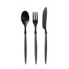 ARAS 3-Piece Small Cutlery Set, Dishwasher Safe, Made In Japan, Durable and Flavor-Free, Made with Tritan Plastic (Spoon, Fork, Knife, Spoon, Fork, Kn