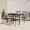 VidaXL Garden Dining Set 5 Pcs Anthracite Steel, Dining Set, Dining Set 3187970
