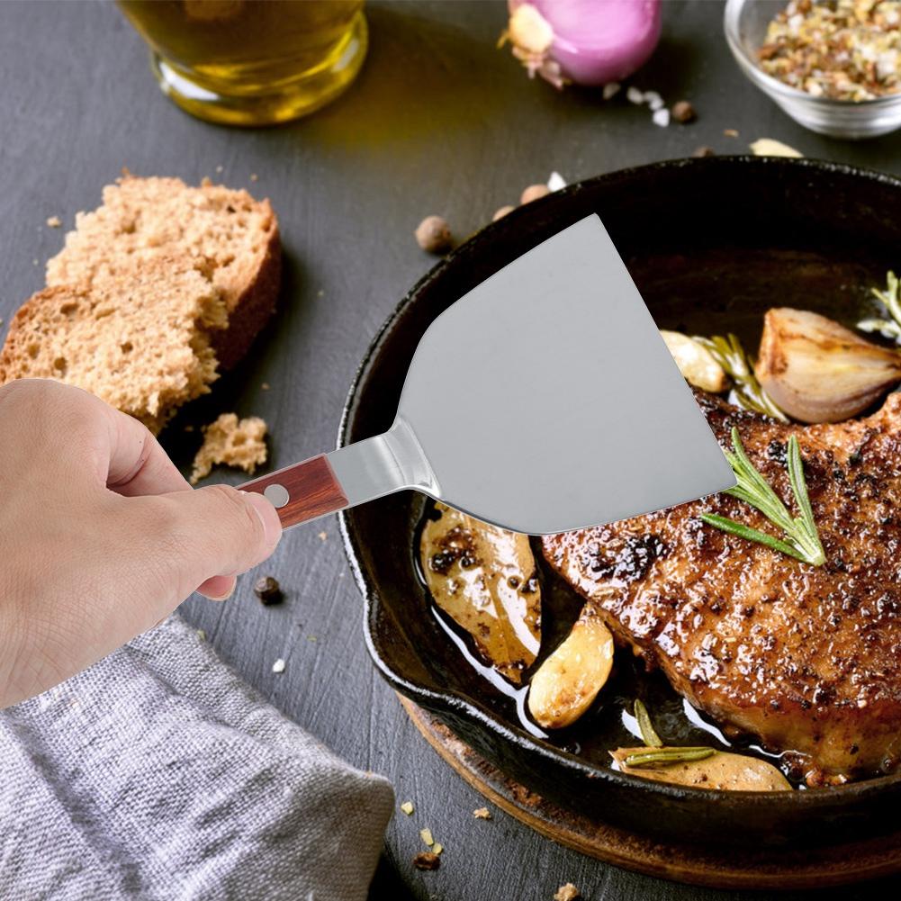 Stainless Steel Cooking Pancake Shovel Barbecue Shovel Handle Kitchen Cooking Shovel 85 Shovel