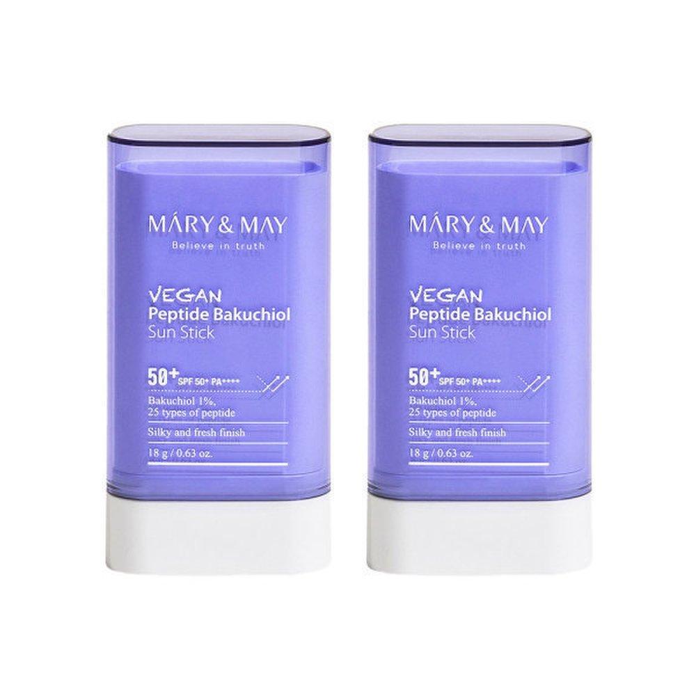 Mary & May Солнцезащитный крем с веганским пептидом Bakuchiol 18 г SPF50+ / PA++++