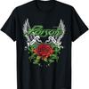 Футболка Thorns & Wings черная - Классический крой, Круглый вырез, Короткий рукав, Взрослая, Повседневная