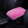 Плюшевый автомобильный подлокотник, подушка, теплая центральная консоль, подлокотник, внутренние накладки, универсальный чехол, уборка, украшение для автомобиля, хранение X6A8