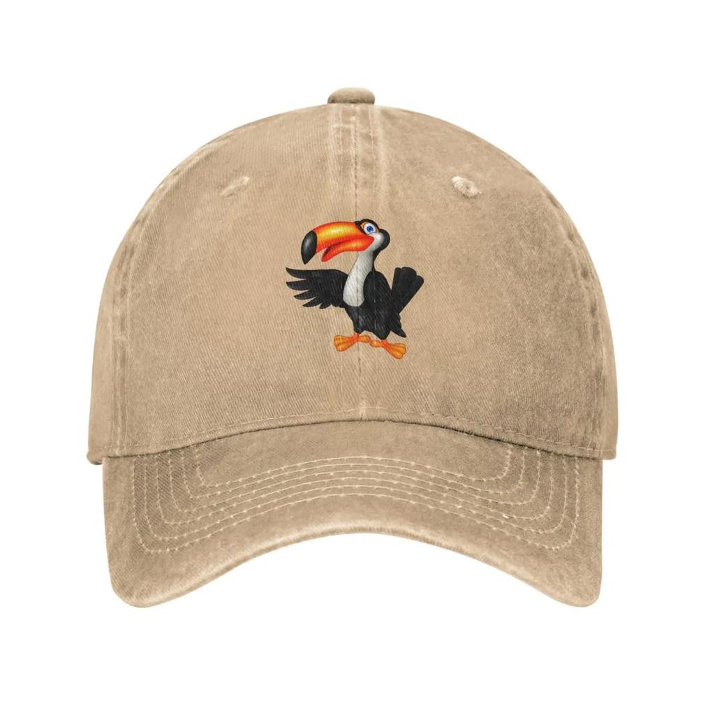 Funny Toucans Baseball Cap Women Men Hat Vintage Cowboy Hats Trucker Sun Caps