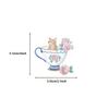 50/100PCS Cartoon Healing Cat PET Graffiti Stickers Decorative DIY Water Cup Phone Case Decorative Stickers