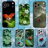 Милый Насекомое Божья Коровка Для iPhone 12,16,11,14,15,17,13,X,Mini,SE,XS,Plus,Pro Max,8,7,XR,Мягкий Силиконовый Черный Чехол