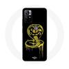 Чехол Maniacase для Redmi Note 11 5G Cobra Kai Logo Желтый Черный Фон Серия Плакатов