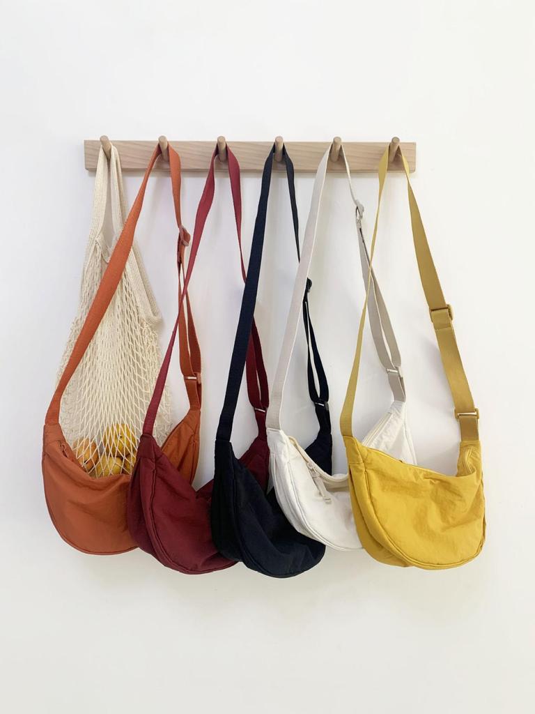 U-Style 2025 Женская модная нейлоновая сумка-пельмень кроссбоди - Легкая, универсальная, маленькая наплечная сумка